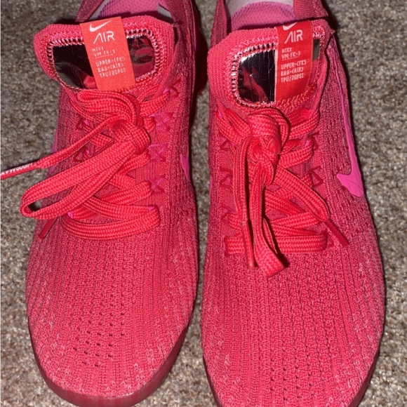 Nike Air Vapormaxes flynit 3 Triple Pink womens size 8.5 fits like 9 - Picture 5 of 6